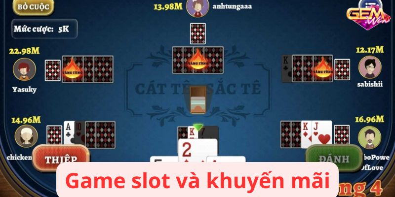 game bai gemwin 3 Game slot và khuyến mãi